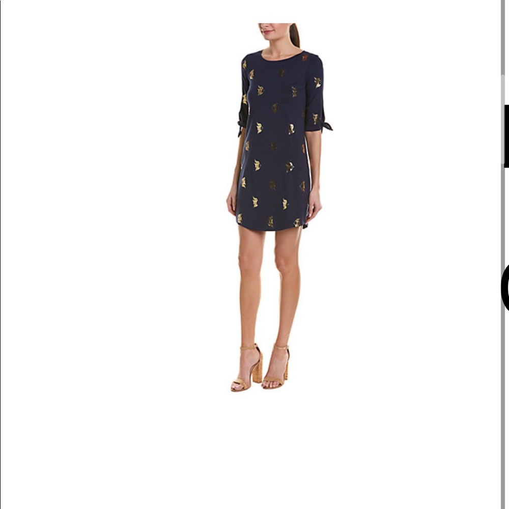 Navy and Gold Lilly Pulitzer dress